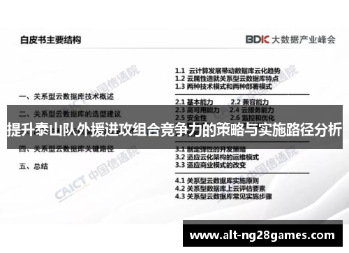 提升泰山队外援进攻组合竞争力的策略与实施路径分析