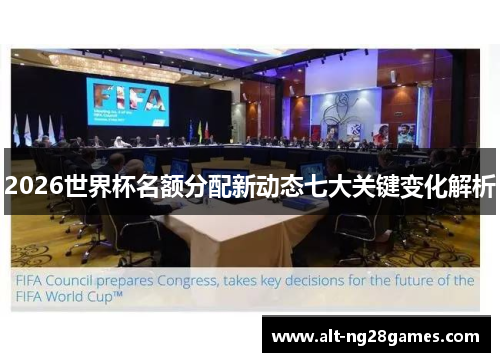 2026世界杯名额分配新动态七大关键变化解析