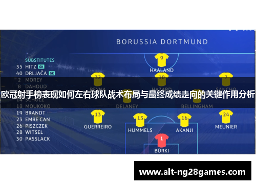 欧冠射手榜表现如何左右球队战术布局与最终成绩走向的关键作用分析